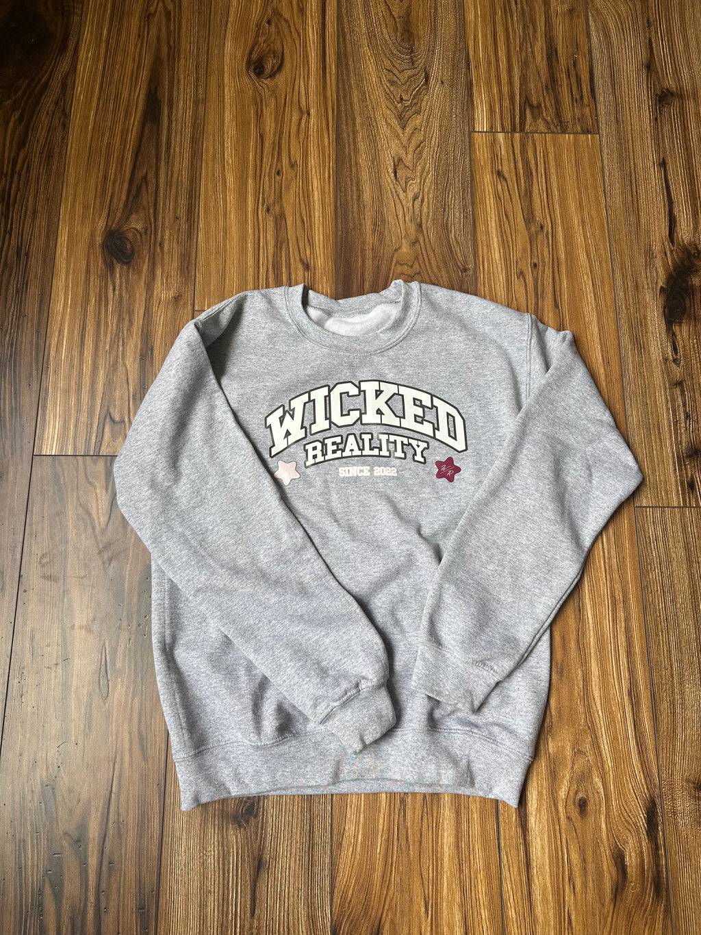 Wicked Reality GREY CREWNECKS