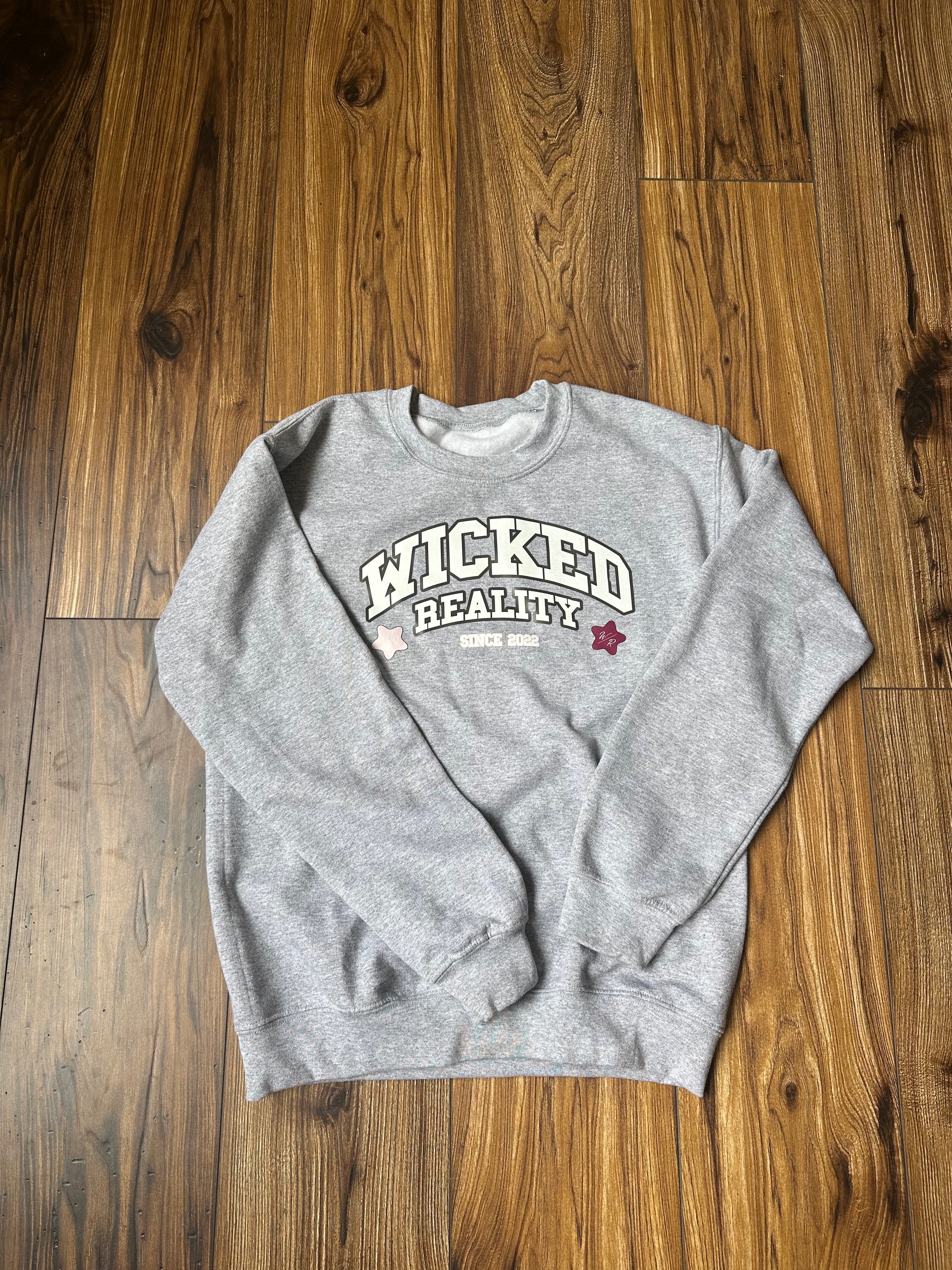 Wicked Reality GREY CREWNECKS